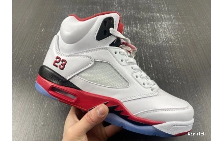 136027-120 Jordan Red” 5 “Fire Air 0730